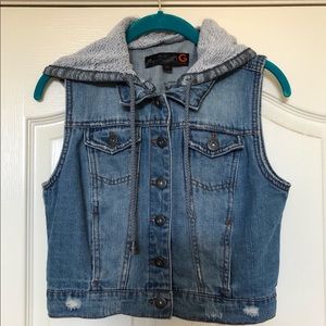 Guess Hoodie Denim Vest